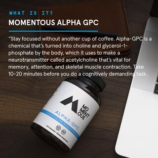 Foto 2 | Foto 2 | Cápsulas Supplement Momentous Alpha Gpc, 60 Porciones - Venta Internacional.