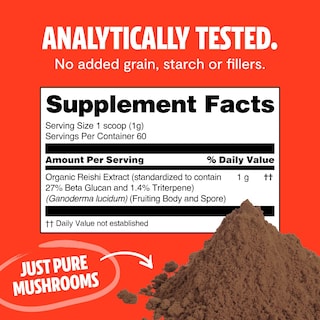 Foto 4 | Foto 4 | Suplemento De Hongos Reishi En Polvo Freshcap, 60 Porciones - Venta Internacional.