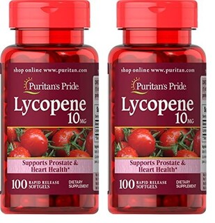 Foto 1 | Foto 1 | Suplemento En Cápsulas Blandas De Licopeno De 10 Mg De Puritan's Pride X100 (x2) - Venta Internacional.