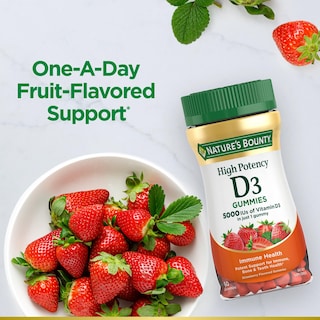 Foto 4 | Foto 4 | Suplemento Nature's Bounty En Gomitas Con Vitamina D3 De 5000 Ui, 60 Unidades - Venta Internacional.