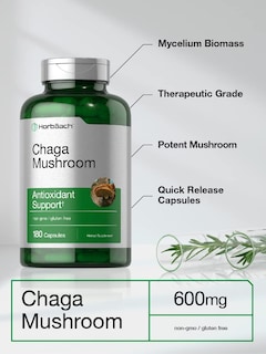Foto 3 | Foto 3 | Suplemento Horbaach Chaga En Cápsulas De 180 Unidades - Venta Internacional.