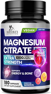 Foto 1 | Foto 1 | Suplemento de Magnesio Nature's Nutrition 1000 Mg 180 Cápsulas - Venta Internacional