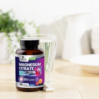 Foto 7 | Foto 7 | Suplemento de Magnesio Nature's Nutrition 1000 Mg 180 Cápsulas - Venta Internacional