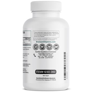 Foto 7 | Foto 7 | Suplemento de Glicinato de Magnesio Bronson 200 mg 360 Cápsulas - Venta Internacional
