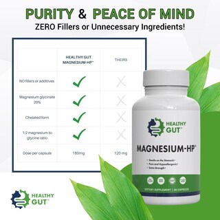 Foto 3 | Foto 3 | Suplemento Healthy Gut Magnesium-hp 180 Mg 90 Porciones - Venta Internacional.