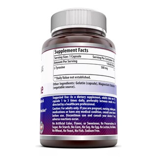 Foto 2 | Foto 2 | Amazing Formulas L-tyrosine 500 Mg Estrés Estrés Y Mejora Del Estado De Ánimo 180 Cápsulas