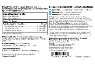 Foto 4 | Foto 4 | Suplemento Klaire Labs Ther-biotic Detoxification 50b Cfu - Venta Internacional.