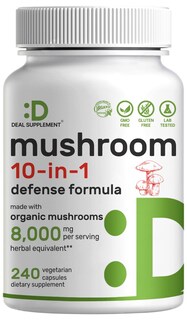 Foto 1 | Foto 1 | Suplemento Deal De Hongos Orgánicos, 8000 Mg, 240 Cápsulas - Venta Internacional.