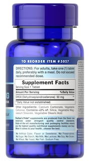 Foto 3 | Foto 3 | Suplemento Puritan's Pride Dhea, Tabletas De 50 Mg, Paquete Doble, 200 Unidades - Venta Internacional.