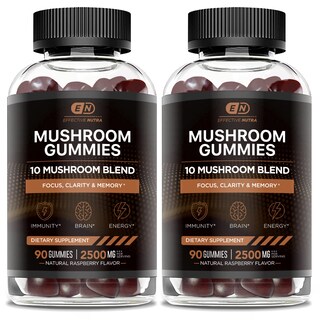 Foto 1 | Foto 1 | Gominolas De Hongos Effective Nutra Mushroom Complex 2500 Mg - Venta Internacional.