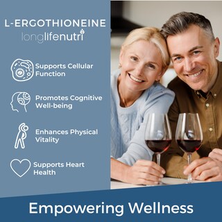 Foto 4 | Foto 4 | Suplemento Longlifenutri L-ergotioneína 25 Mg 120 Cápsulas - Venta Internacional.