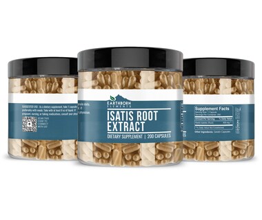 Foto 4 | Foto 4 | Suplemento De Extracto De Raíz De Isatis De Earthborn Elements 200 Cápsulas - Venta Internacional.