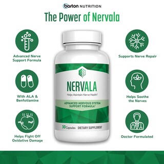 Foto 4 | Foto 4 | Suplemento Barton Nutrition Nervala Nerve Support 30 Cápsulas - Venta Internacional.