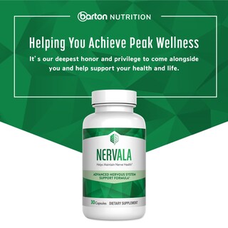 Foto 7 | Foto 7 | Suplemento Barton Nutrition Nervala Nerve Support 30 Cápsulas - Venta Internacional.