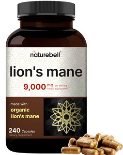 Foto 1 | Foto 1 | Suplemento Natubell Lions Mane Mushroom 9000 Mg 240 Cápsulas - Venta Internacional.