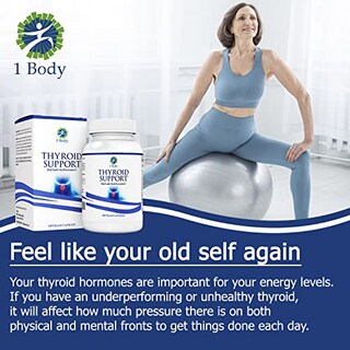 Foto 7 | Foto 7 | Suplemento Thyroid Support 1 Body Energy Focus, Suministro De 30 Días - Venta Internacional.
