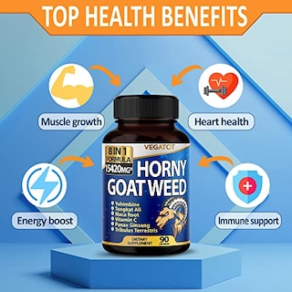 Foto 4 | Foto 4 | Suplemento Vegatot Horny Goat Weed 15420 Mg 90 Cápsulas - Venta Internacional.