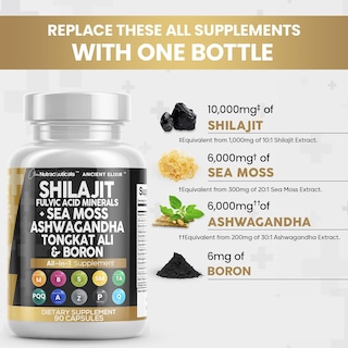 Foto 3 | Foto 3 | Suplemento De 10.000 Mg De Shilajit De Clean Nutraceuticals Con Musgo Marino - Venta Internacional.