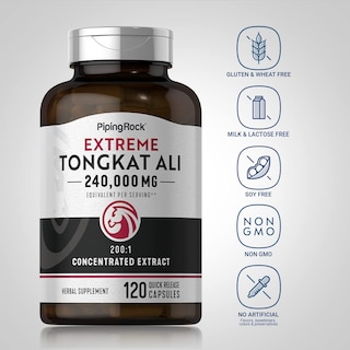 Foto 3 | Foto 3 | Suplemento Piping Rock Tongkat Ali Para Hombres 1200 Mg 120 Cápsulas - Venta Internacional.