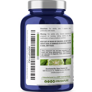 Foto 3 | Foto 3 | Suplemento Nusapure Citrus Bergamot 15,000 Mg 200 Cápsulas - Venta Internacional.