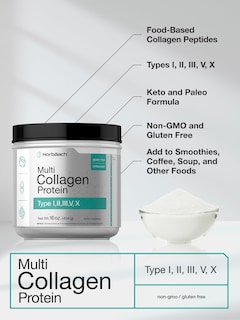 Foto 4 | Foto 4 | Proteína De Colágeno En Polvo Horbaach Multi 473 Ml Tipo I, Ii, Iii - Venta Internacional.