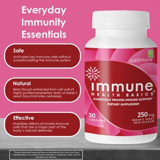Foto 4 | Foto 4 | Suplemento Immune Health Basics Wellmune Beta Glucan 250 Mg - Venta Internacional.