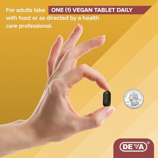 Foto 5 | Foto 5 | Suplemento Multivitamínico Y Mineral Vegano Deva 90 Comprimidos X2 - Venta Internacional.