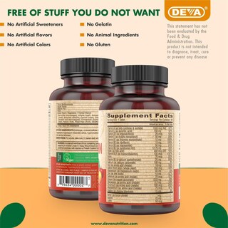 Foto 6 | Foto 6 | Suplemento Multivitamínico Y Mineral Vegano Deva 90 Comprimidos X2 - Venta Internacional.