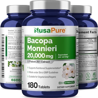 Foto 4 | Foto 4 | Suplemento De Extracto De Hoja Monnieri De Bacopa De Nusapure De 20,000 Mg - Venta Internacional.