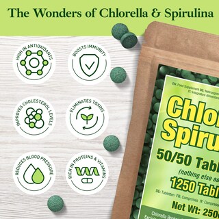 Foto 2 | Foto 2 | Suplemento Good Natured Premium Clorella Spirulina 1,250 Ta - Venta Internacional.