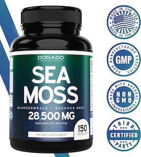 Foto 5 | Foto 5 | Suplemento Dorado Nutrition, Cápsulas De Musgo Marino, 28.500 Mg - Venta Internacional.