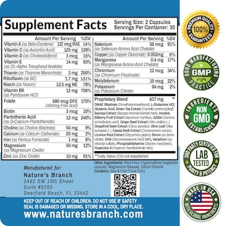 Foto 5 | Foto 5 | Suplementos Brain Booster Nature's Branch Advanced, 60 Píldoras - Venta Internacional.