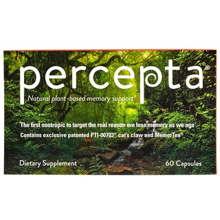 Foto 1 | Foto 1 | Supplement Percepta, Soporte Para La Memoria A Base De Plantas, Suministro Para 30 Días - Venta Internacional.