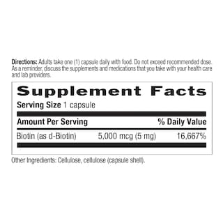 Foto 2 | Foto 2 | Suplemento Country Life De Biotina De Alta Potencia, 5 Mg, 120 Cápsulas Veganas - Venta Internacional.