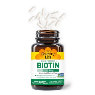Foto 3 | Foto 3 | Suplemento Country Life De Biotina De Alta Potencia, 5 Mg, 120 Cápsulas Veganas - Venta Internacional.
