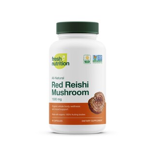 Foto 1 | Foto 1 | Suplemento Fresh Nutrition, Hongo Reishi, 1500 Mg, 90 Cápsulas - Venta Internacional.