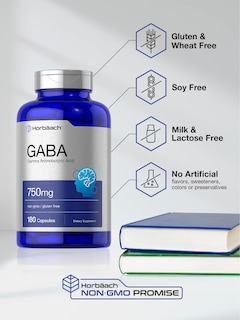 Foto 4 | Foto 4 | Suplemento Horbäach Gaba 750 Mg 180 Cápsulas Sin Ogm Sin Gluten - Venta Internacional.