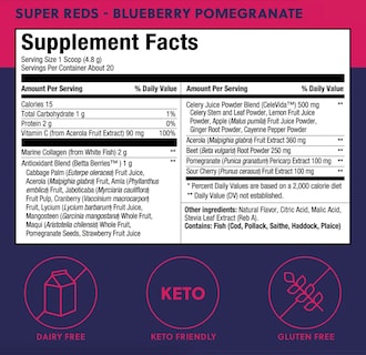 Foto 3 | Foto 3 | Mezcla Antioxidante Supplement Perfect Keto Super Reds - Venta Internacional.