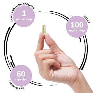 Foto 4 | Foto 4 | Suplemento Genex Formulas Fisetin 100 Mg 60 Cápsulas - Venta Internacional.