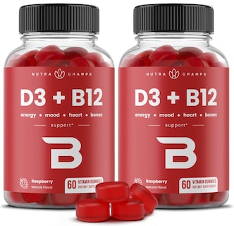 Foto 1 | Foto 1 | Gomitas De Vitamina D3 Y Vitamina B12 Nutrachamps 120 Unidades (paquete De 2) - Venta Internacional.