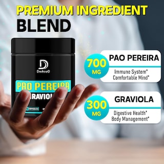 Foto 3 | Foto 3 | Suplemento Dedicad: Extracto De Corteza De Pao Pereira, 850 Mg, 150 Cápsulas - Venta Internacional.