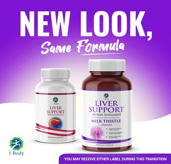 Foto 2 | Foto 2 | Suplemento 1: Body Liver Cleanse, Cardo Mariano, Cúrcuma, 60 Cápsulas - Venta Internacional.