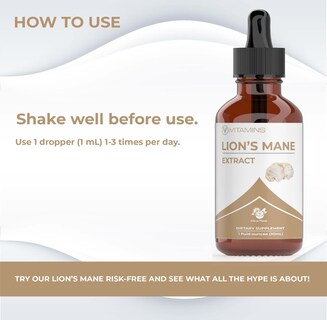 Foto 3 | Foto 3 | Suplemento Ivitamins Lions Mane Liquid 30 Ml - Venta Internacional.