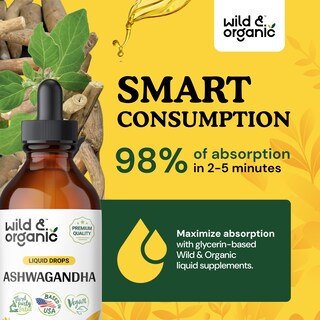 Foto 4 | Foto 4 | Suplemento De Gotas De Ashwagandha Salvaje Y Orgánico De 120 Ml Para Mejorar El Estado De Ánimo - Venta Internacional.