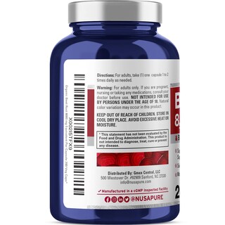 Foto 3 | Foto 3 | Suplemento Nusapure De Raíz De Remolacha De 8000 Mg Con Pimienta Negra, 200 Cápsulas - Venta Internacional.