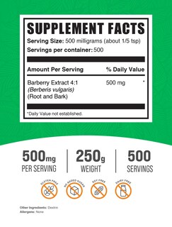 Foto 2 | Foto 2 | Suplemento Bulksupplements.com Extracto De Agracejo En Polvo 250 G - Venta Internacional.
