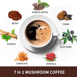 Foto 5 | Foto 5 | Mezcla De Café Eco-taste Mushroom 7 En 1 Con Reishi, Cordyceps 12s - Venta Internacional.