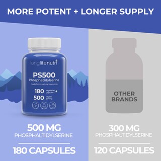Foto 3 | Foto 3 | Suplemento Longlife Nutri Fosfatidilserina Pura 500 Mg X180 - Venta Internacional.
