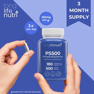 Foto 5 | Foto 5 | Suplemento Longlife Nutri Fosfatidilserina Pura 500 Mg X180 - Venta Internacional.