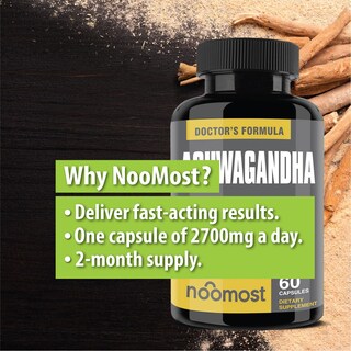 Foto 4 | Foto 4 | Suplementos De Ashwagandha Orgánica Noomost 2700 Mg Con Pimienta Negra - Venta Internacional.